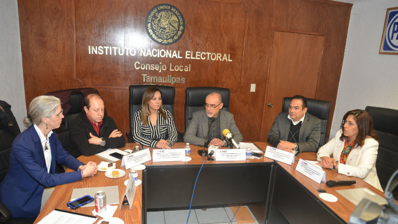 Visita de consejeros del INE a Tamaulipas