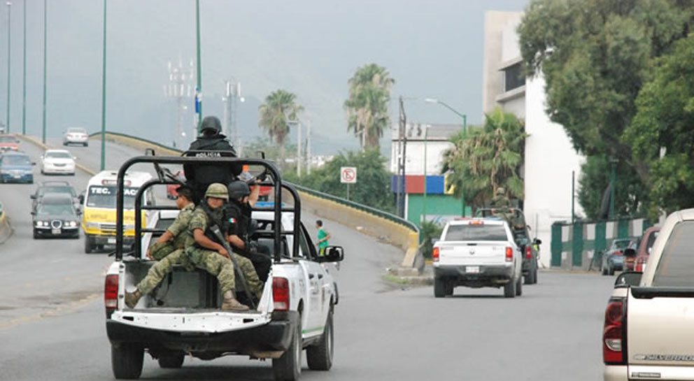 Elementos de seguridad en Ciudad Victoria