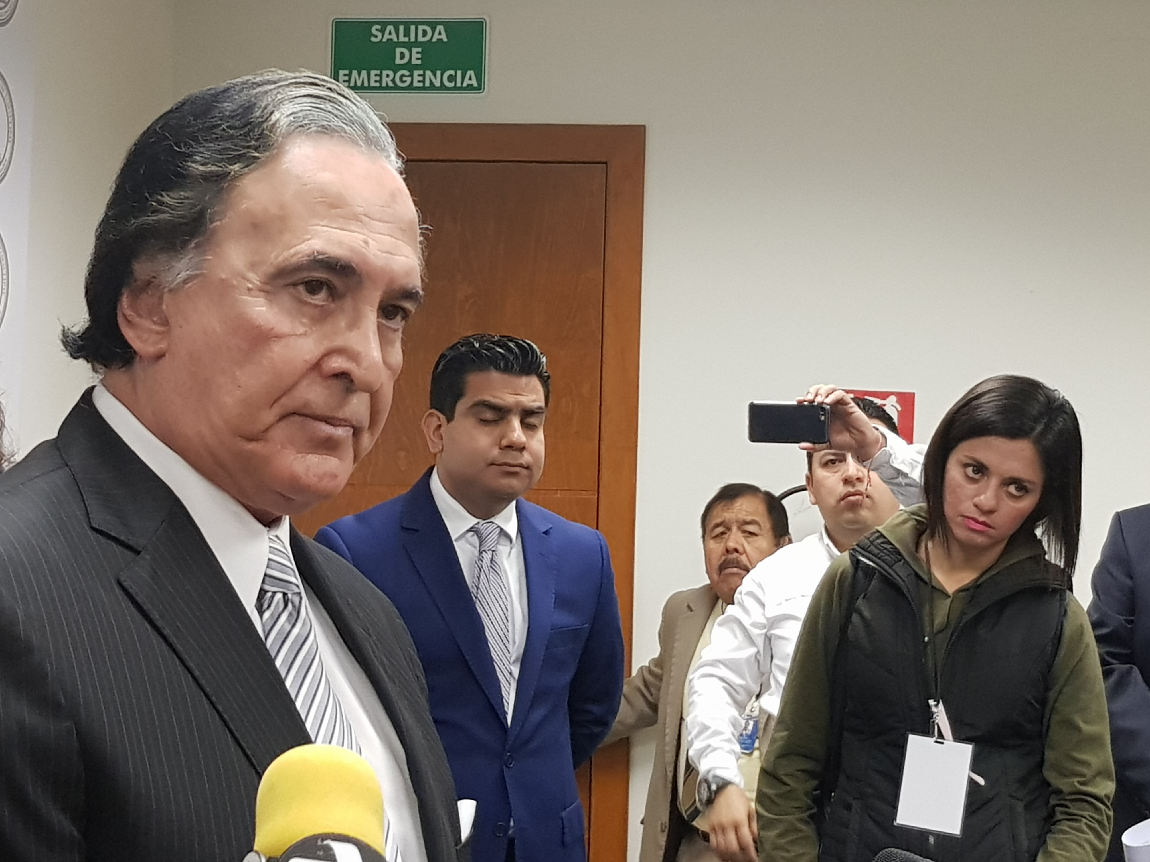 Rueda de prensa en Congreso del Estado